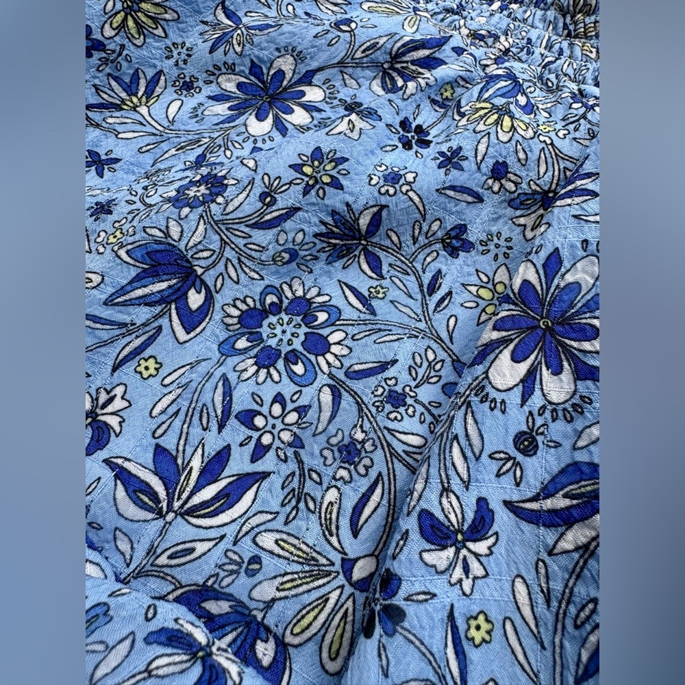 LOFT Floral Dress Shirt Top Small - Picture 7 of 7